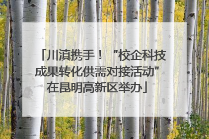 川滇携手！“校企科技成果转化供需对接活动”在昆明高新区举办